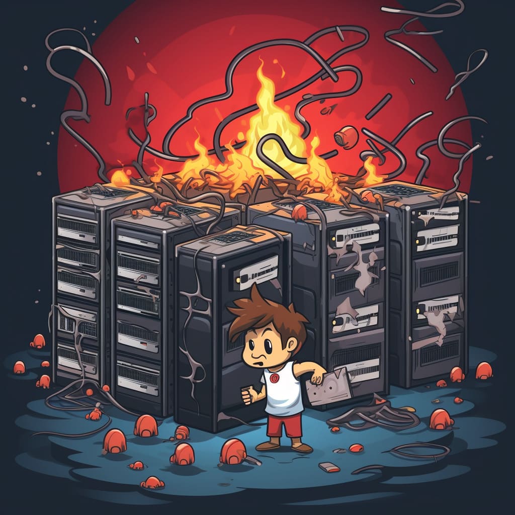 DNS Server on Fire